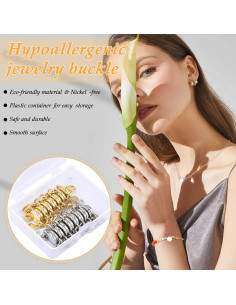 Cierres Magnéticos para Joyería PAXCOO - 15 Piezas 10mm 2