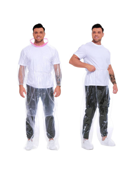 Conjunto de Impermeables Desechables 2 Paquetes Talla Grande