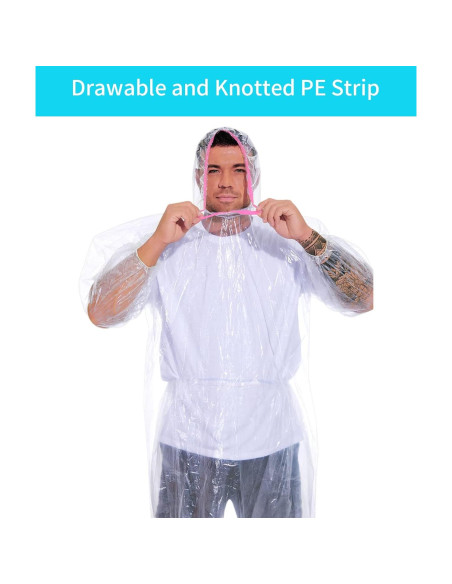 Conjunto de Impermeables Desechables 2 Paquetes Talla Grande