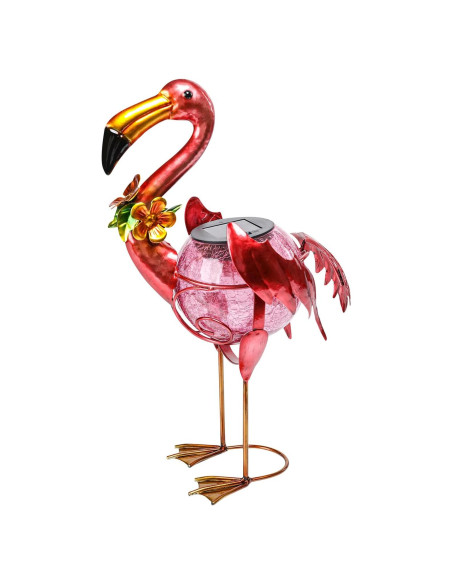 Luz Solar Flamenco MUMTOP para Jardín Exterior IP44 Luz Solar Flamenco MUMTOP para Jardín Exterior IP44