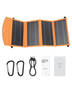 Panel Solar 30W SOLUPUP Plegable USB-C y USB-A Impermeable