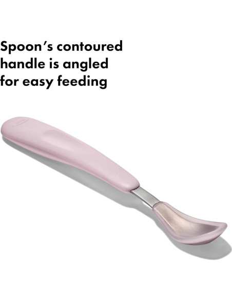 Cuchara de Alimentación OXO Tot On-The-Go - Silicona Floración