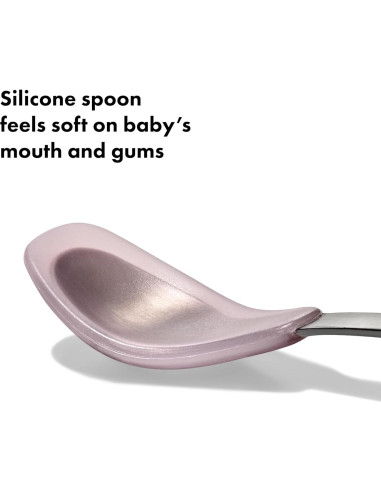 Cuchara de Alimentación OXO Tot On-The-Go - Silicona Floración