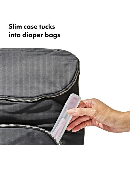 Cuchara de Alimentación OXO Tot On-The-Go - Silicona Floración