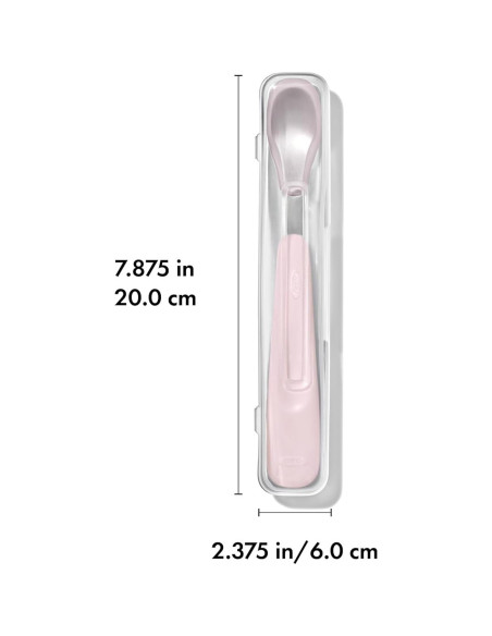 Cuchara de Alimentación OXO Tot On-The-Go - Silicona Floración
