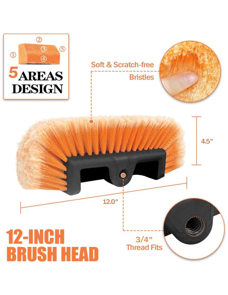 Kit de Limpieza de Autos ARTIPOLY con Poste de 3.66m