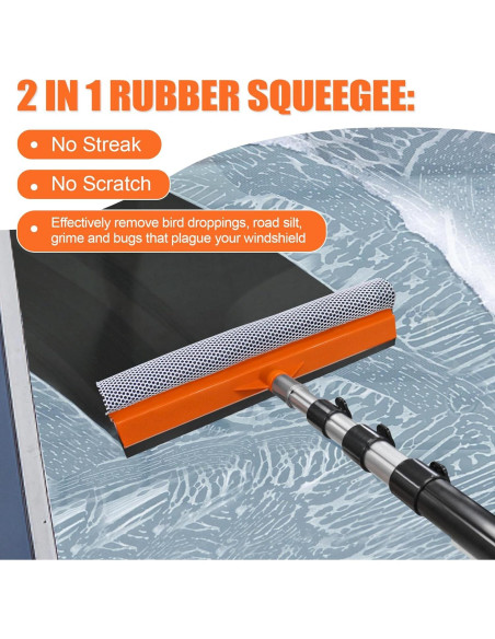 Kit de Limpieza de Autos ARTIPOLY con Poste de 3.66m