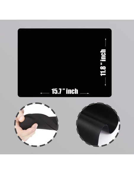 Paquete de 2 Tapetes de Silicona SAMZAREULO 40x30 cm Antideslizantes