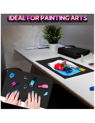 Paquete de 2 Tapetes de Silicona SAMZAREULO 40x30 cm Antideslizantes