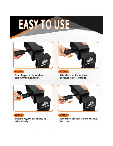 Cerradura de Enganche METOWARE para Remolque y Camiones