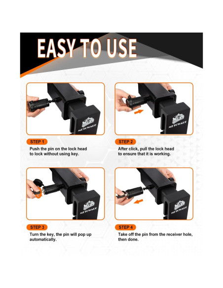 Cerradura de Enganche METOWARE para Remolque y Camiones