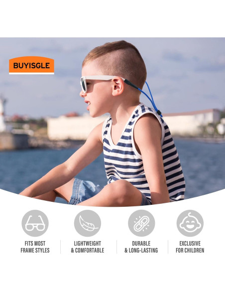 Correa Ajustable para Gafas Niños Buyisgle 50.8 cm Silicona