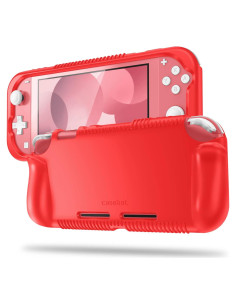 Funda Fintie para Nintendo Switch Lite 2019 - Silicona Roja