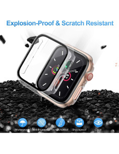 Protector de Pantalla ZEBRE 4-Pack para Apple Watch 40mm 2