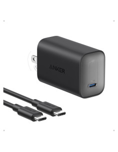 Cargador Anker Nano 100W Tipo C Plegable Negro con Cable 1.8m