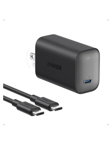 Cargador Anker Nano 100W Tipo C Plegable Negro con Cable 1.8m