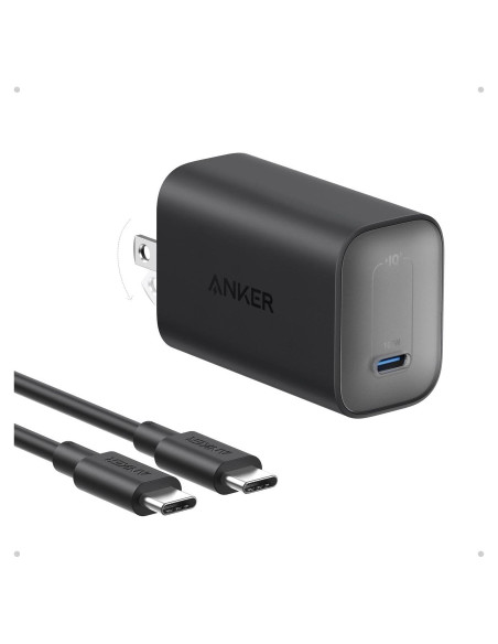 Cargador Anker Nano 100W Tipo C Plegable Negro con Cable 1.8m