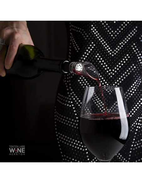 Aerador y Tapón de Vino TenTen Labs - Conservador 2 Piezas