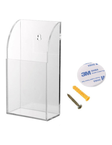 Soporte de Control Remoto Hipiwe Acrílico Transparente 1 Compartimento