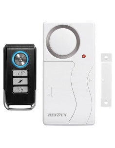 Alarma de Puerta HENDUN SF03RP Inalámbrica 110 dB con Control Remoto