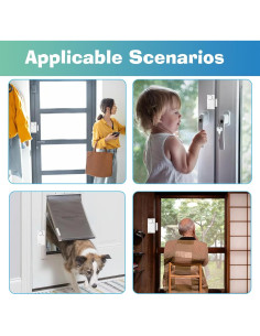 Alarma de Puerta HENDUN SF03RP Inalámbrica 110 dB con Control Remoto 2