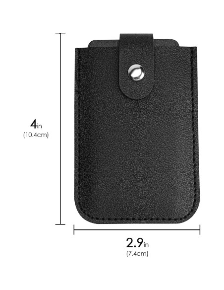 Paquete de 2 Carteras Slim Adorila de Cuero Vegano