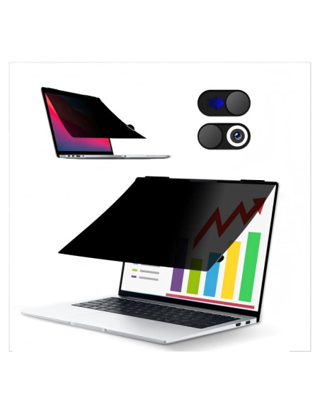 Filtro de Pantalla Privada JiSiTeCai 360 para MacBook 13"