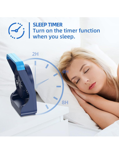 Ventilador de Mesa Portátil Dorobeen TF32B 20000mAh USB Silencioso