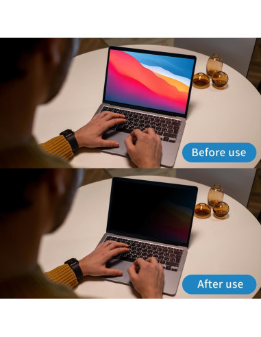 Filtro de Pantalla Privada JiSiTeCai 360 para MacBook 13"