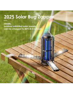 Zapper de Insectos Solar HUAJIAPENG XT-01 2 Paquete IP65 2