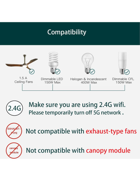 Control Remoto Universal para Ventilador de Techo Humpptom UC9050T Control Remoto Universal para Ventilador de Techo Humpptom UC9050T