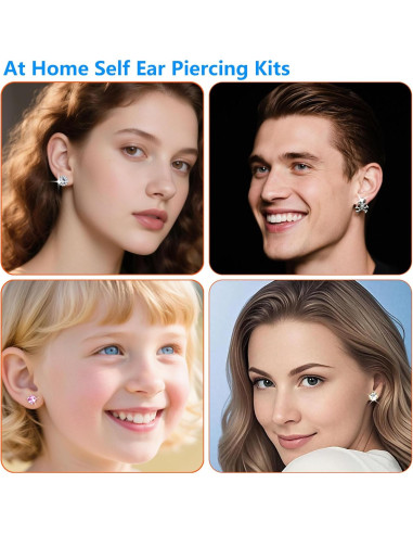 Kit de Perforación de Orejas YINPAD - Pistola Desechable 4mm