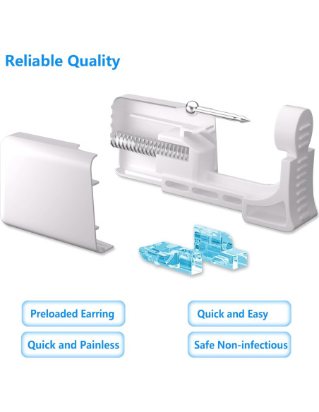 Kit de Perforación de Orejas YINPAD - Pistola Desechable 4mm Kit de Perforación de Orejas YINPAD - Pistola Desechable 4mm