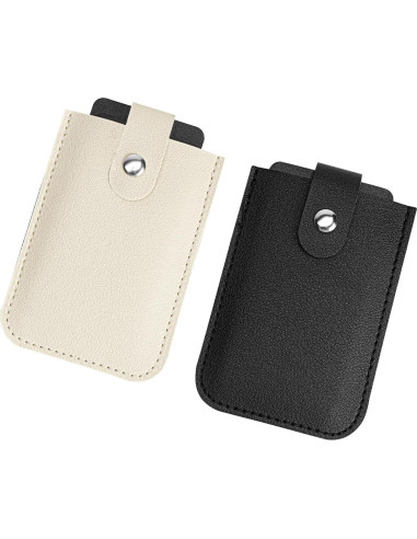 Paquete de 2 Carteras Slim Adorila de Cuero Vegano