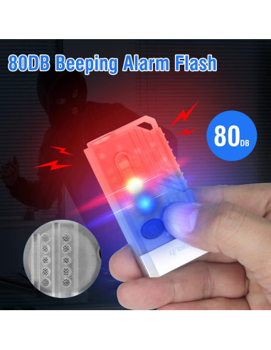 Linterna Boruit V10 Compacta UV 365nm Recargable USB C 1000LM