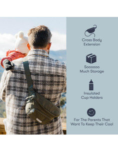 Organizador de Carrito Colugo On-The-Go Negro con Cremallera 2