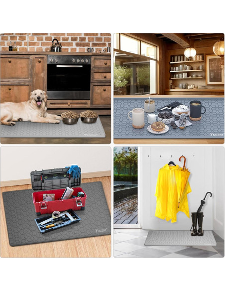 Alfombrilla Bajo Fregadero BALEINE 55.88x71.12cm Silicona Azul