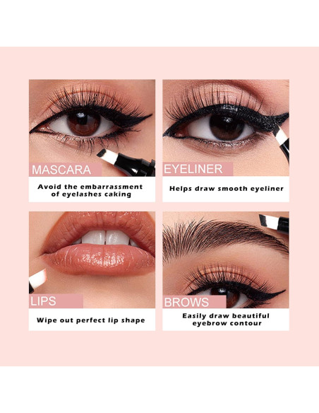 2 Pcs Bolígrafos Removedores de Maquillaje Reutilizables