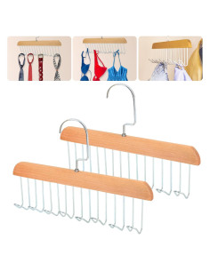 Perchas Antideslizantes x2 xbaiyanr 27.94 cm 360 para Closet