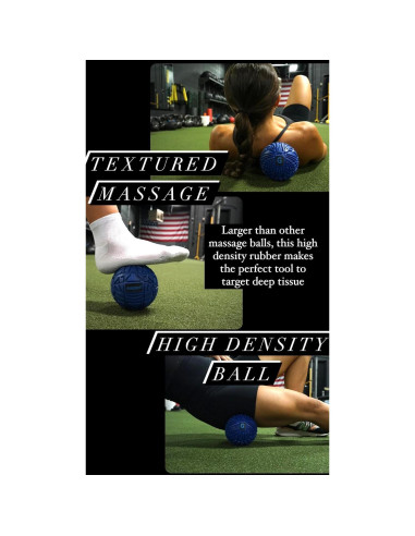 Bola de Masaje de Punto Gatillo GolgiStim 12 cm Azul