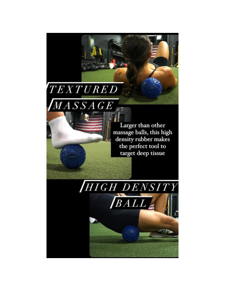 Bola de Masaje de Punto Gatillo GolgiStim 12 cm Azul