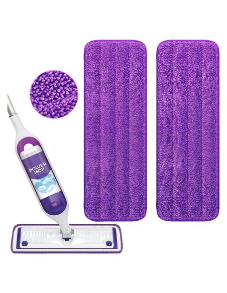 Paños Reutilizables para Mopa Eléctrica Swiffer - 2 Paquete