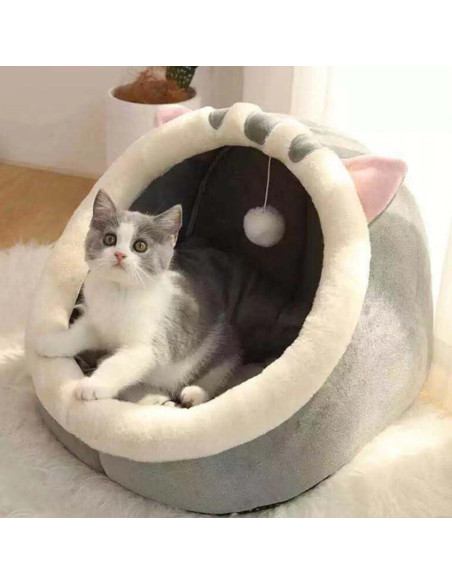 Casa Cueva para Gatos PUXING Mediana - Refugio Acogedor Casa Cueva para Gatos PUXING Mediana - Refugio Acogedor