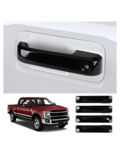 Cubierta de Manija de Puerta LUNQIN para Ford F-150 2015-2020 y F-250/F-350 2017-2022