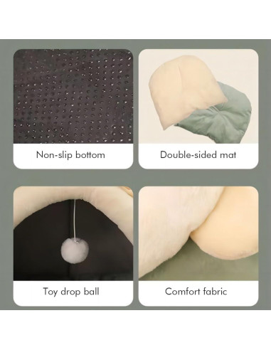 Casa Cueva para Gatos PUXING Mediana - Refugio Acogedor