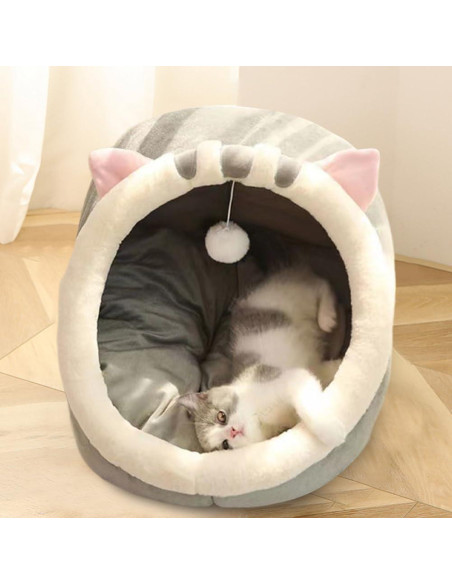 Casa Cueva para Gatos PUXING Mediana - Refugio Acogedor Casa Cueva para Gatos PUXING Mediana - Refugio Acogedor