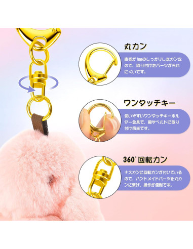 Cierre de Langosta Roctee 50 Piezas Dorado para Llaveros