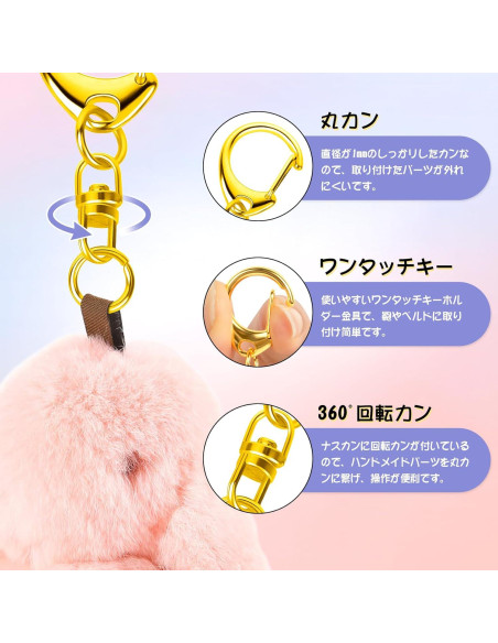 Cierre de Langosta Roctee 50 Piezas Dorado para Llaveros