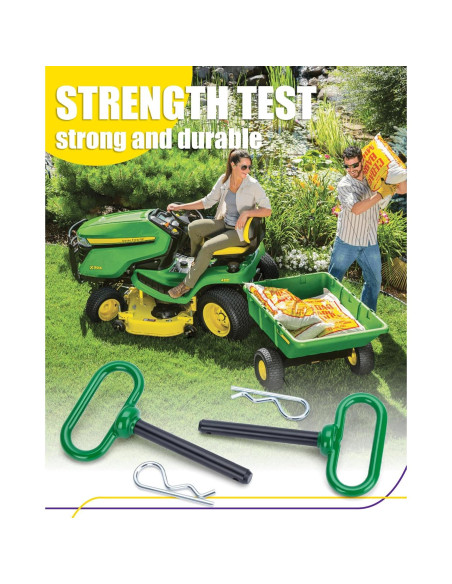 Pin de Enganche de Remolque HOWBOW 1/2" con Mango Verde