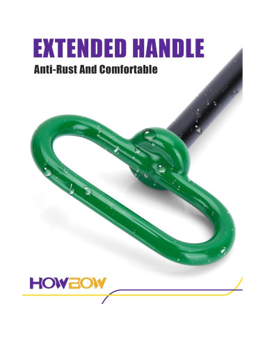 Pin de Enganche de Remolque HOWBOW 1/2" con Mango Verde